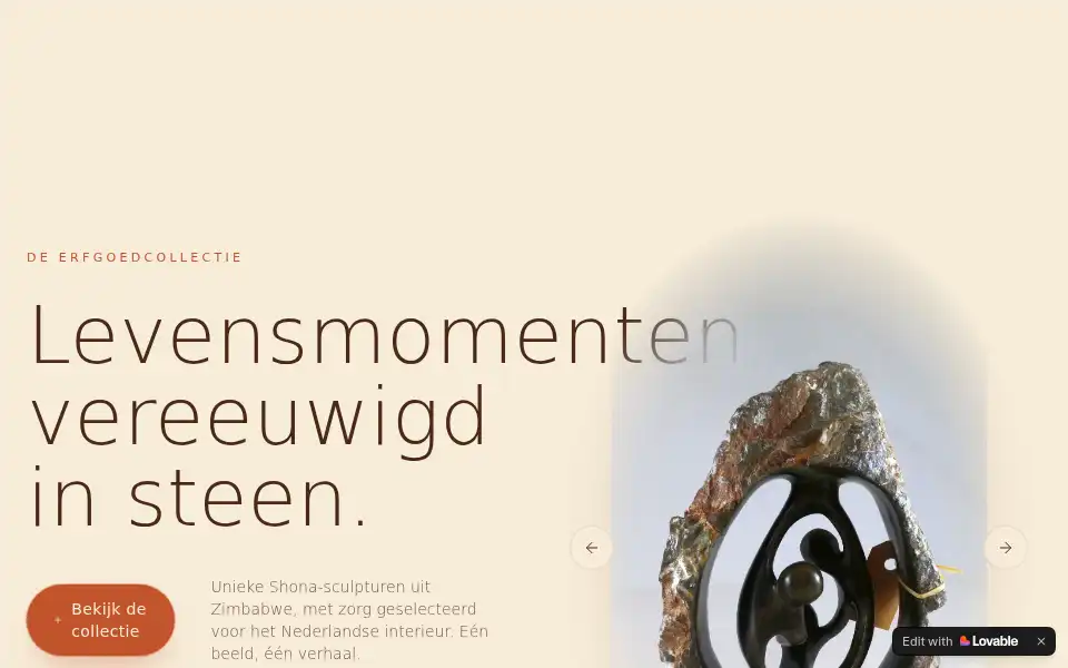 Screenshot of hertogbeelden.nl