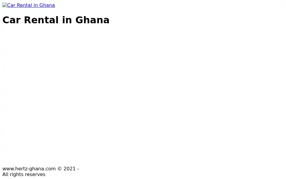 Screenshot of hertz-ghana.com