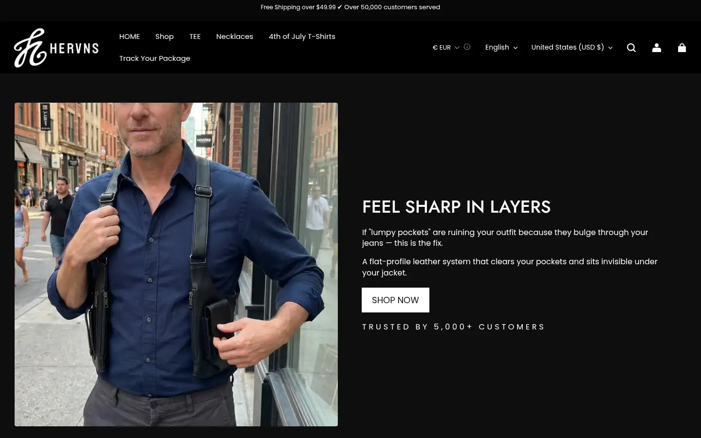 Screenshot of hervns.com