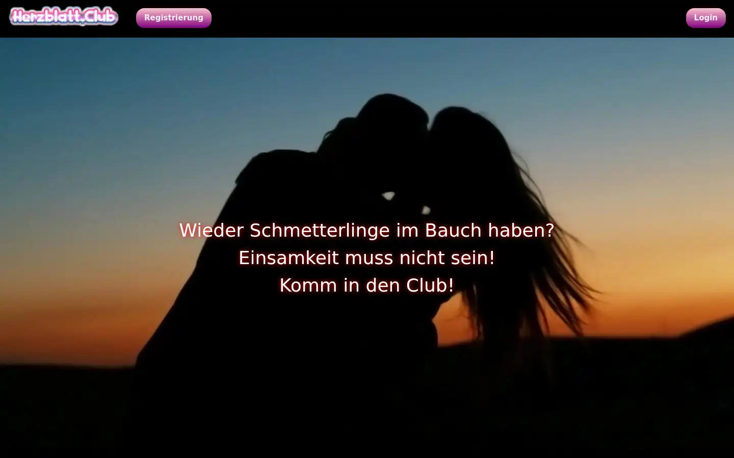 Screenshot of herzblatt.club