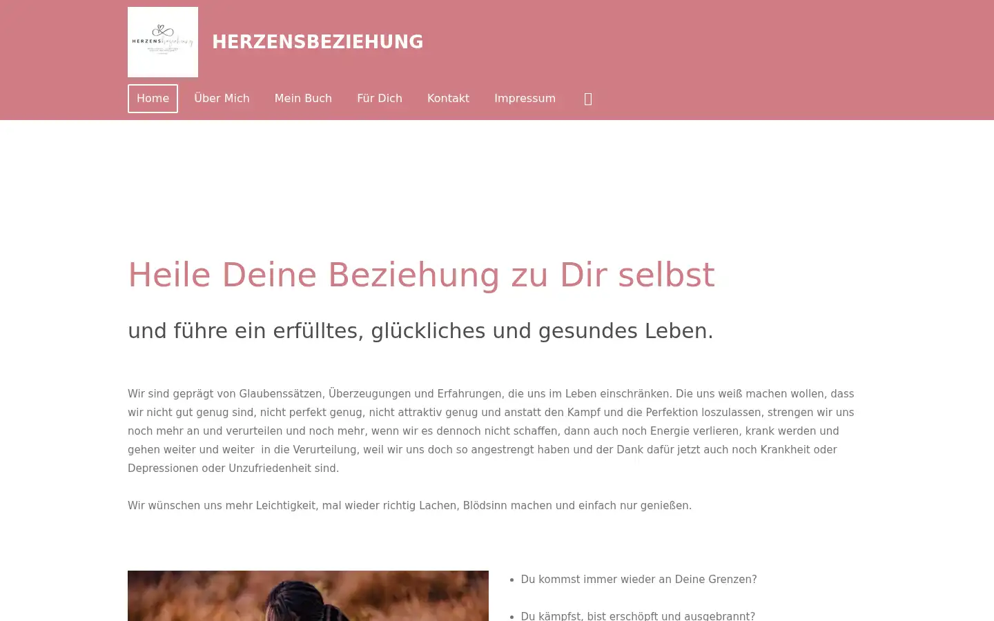 Screenshot of herzensbeziehung.com
