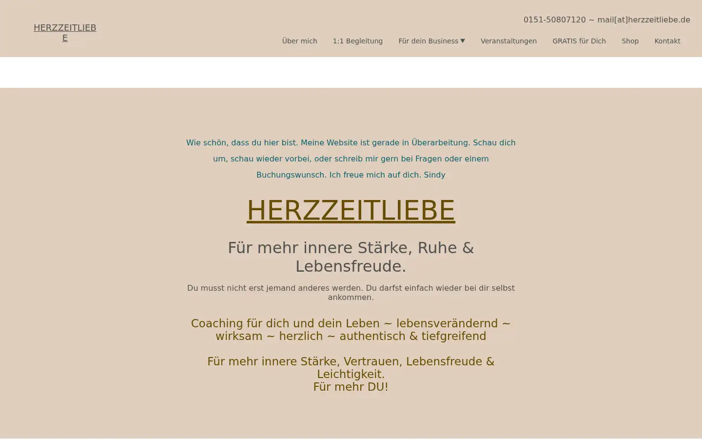 Screenshot of herzzeitliebe.de