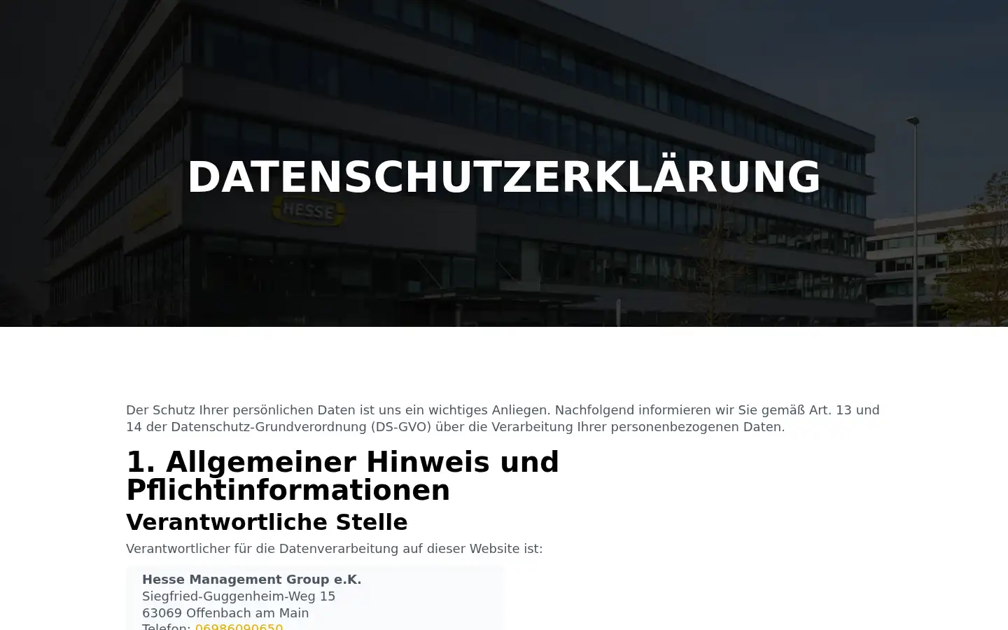 Screenshot of hessesicherheitsdienst.de