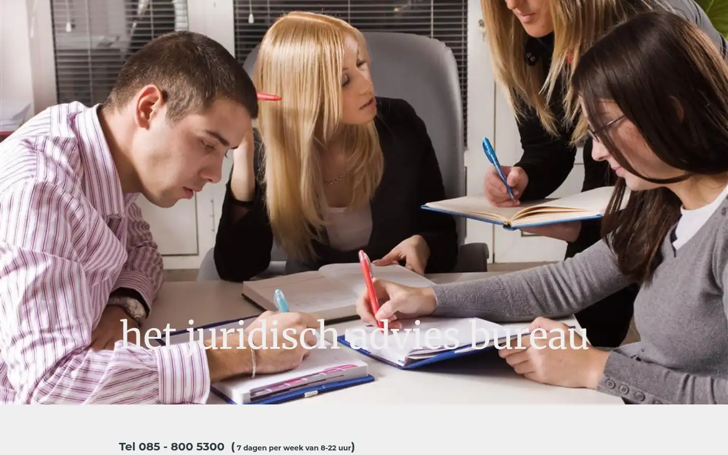 Screenshot of het-juridischbureau.nl