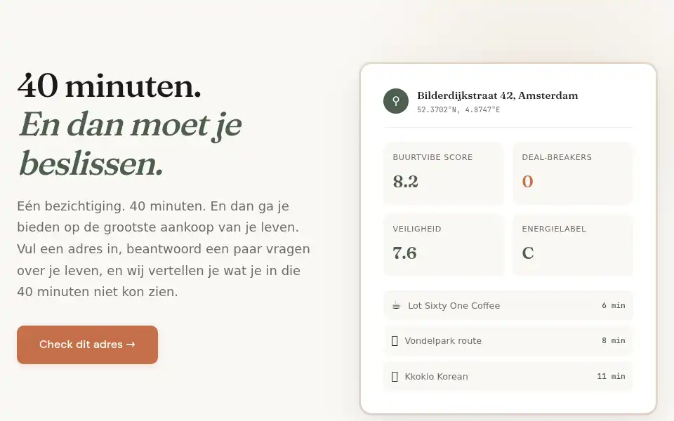 Screenshot of hetbuurtje.nl