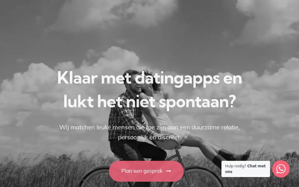 Screenshot of hetrelatiebureau.nl