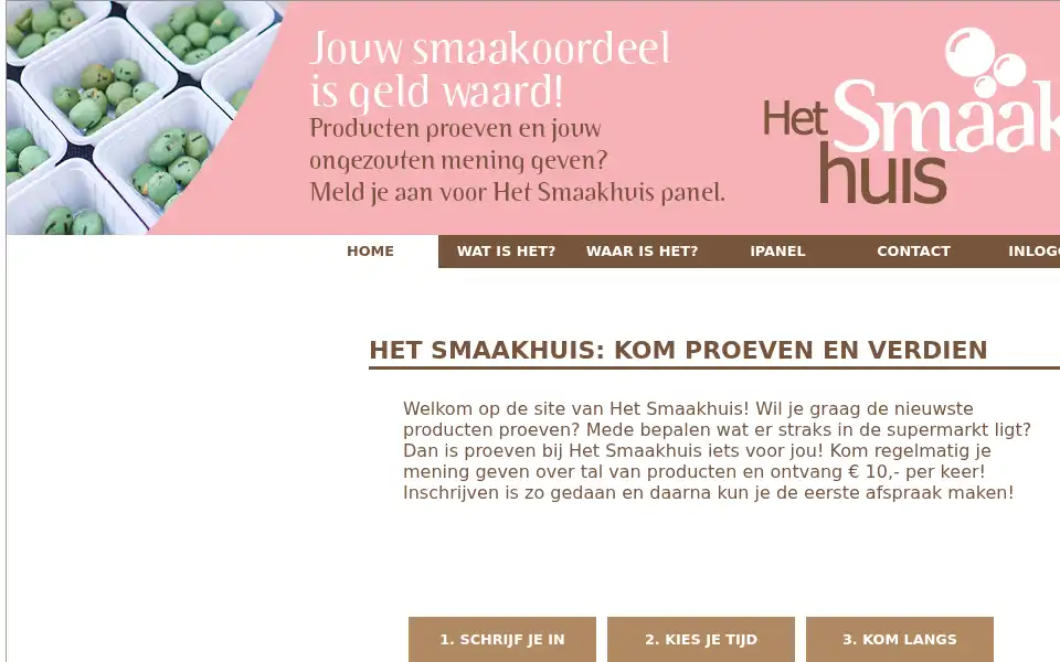 Screenshot of hetsmaakhuis.nl