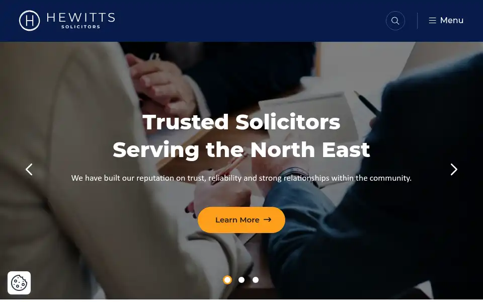 Screenshot of hewitts.co.uk