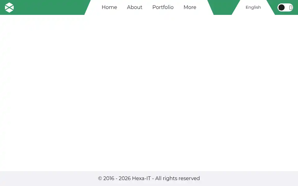 Screenshot of hexa-it.nl