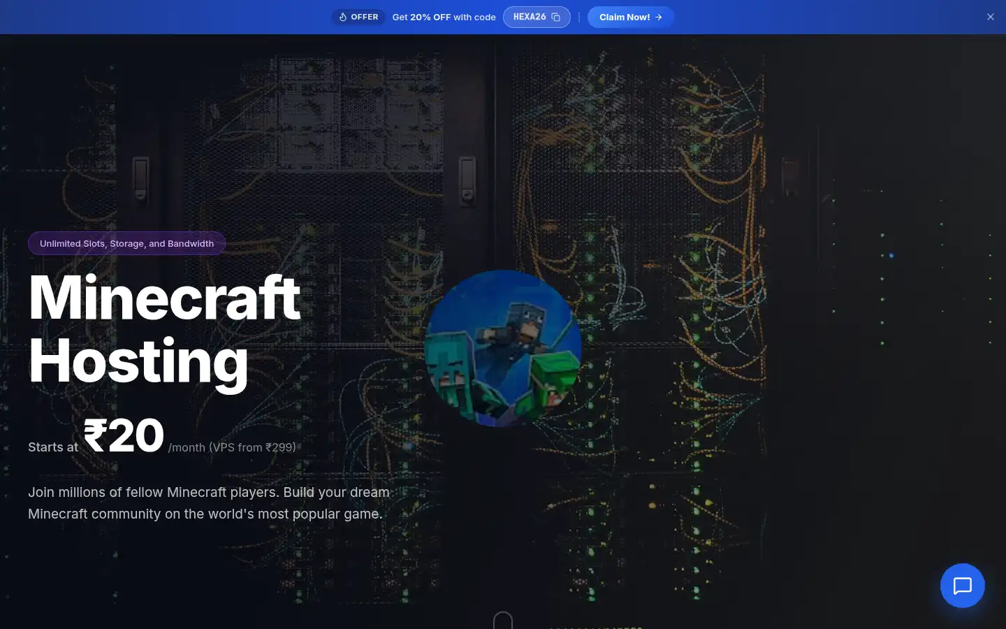 Screenshot of hexacraft.fun
