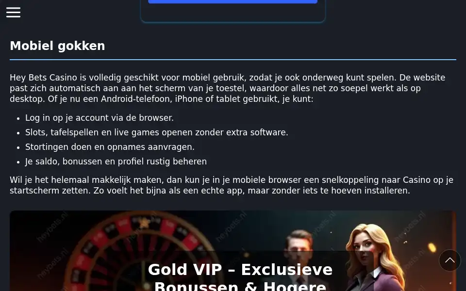 Screenshot of heybets.nl