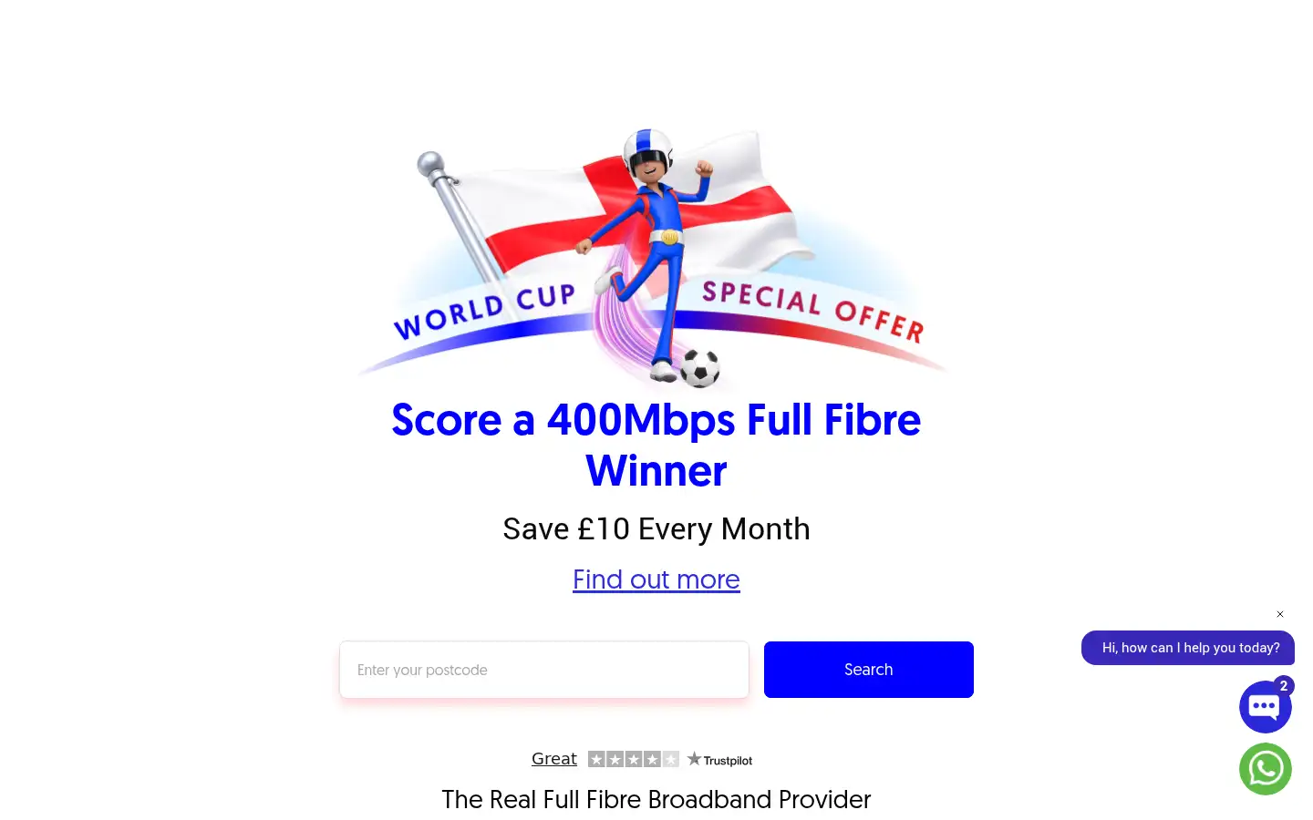 Screenshot of heybroadband.co.uk