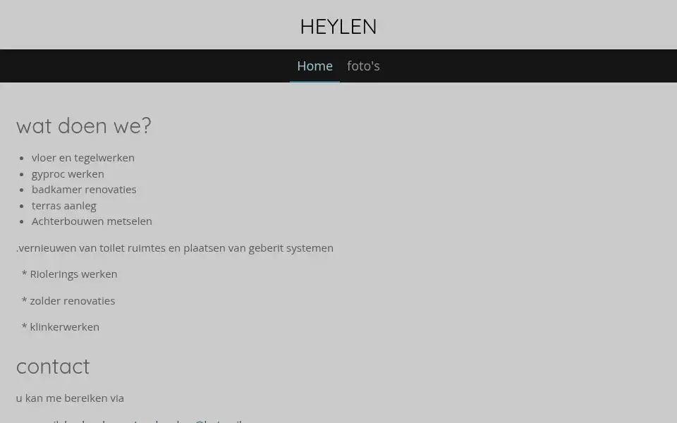 Screenshot of heylen-vloer-en-tegelwerken.be
