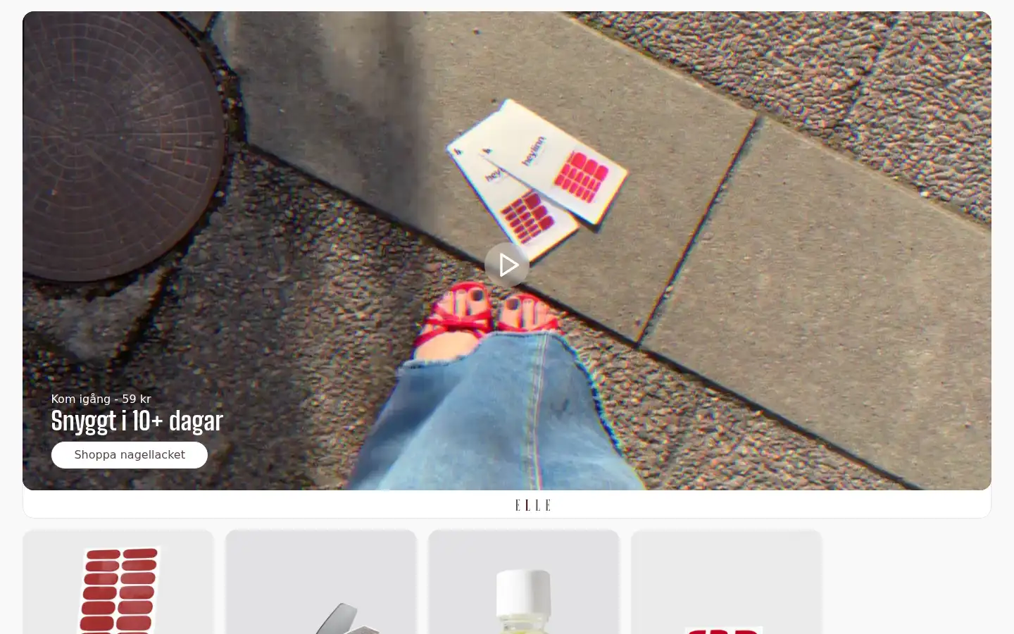 Screenshot of heylinn.se