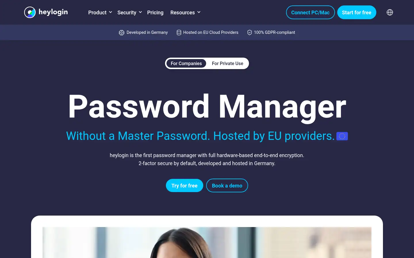 Screenshot of heylogin.com