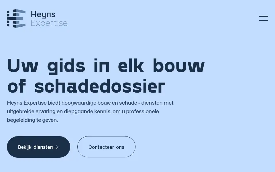 Screenshot of heynsexpertise.be