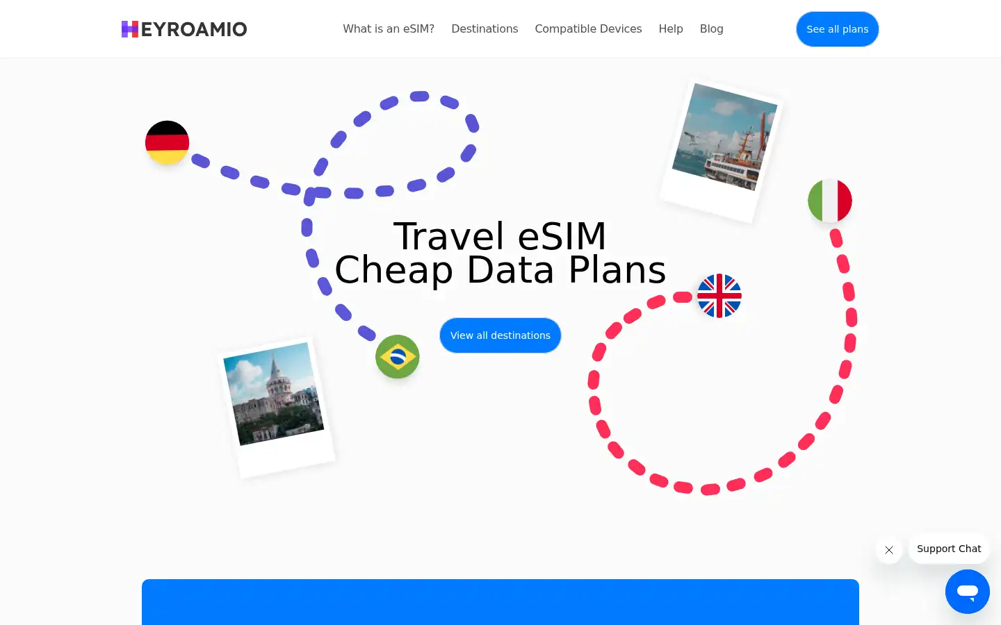 Screenshot of heyroamio.com