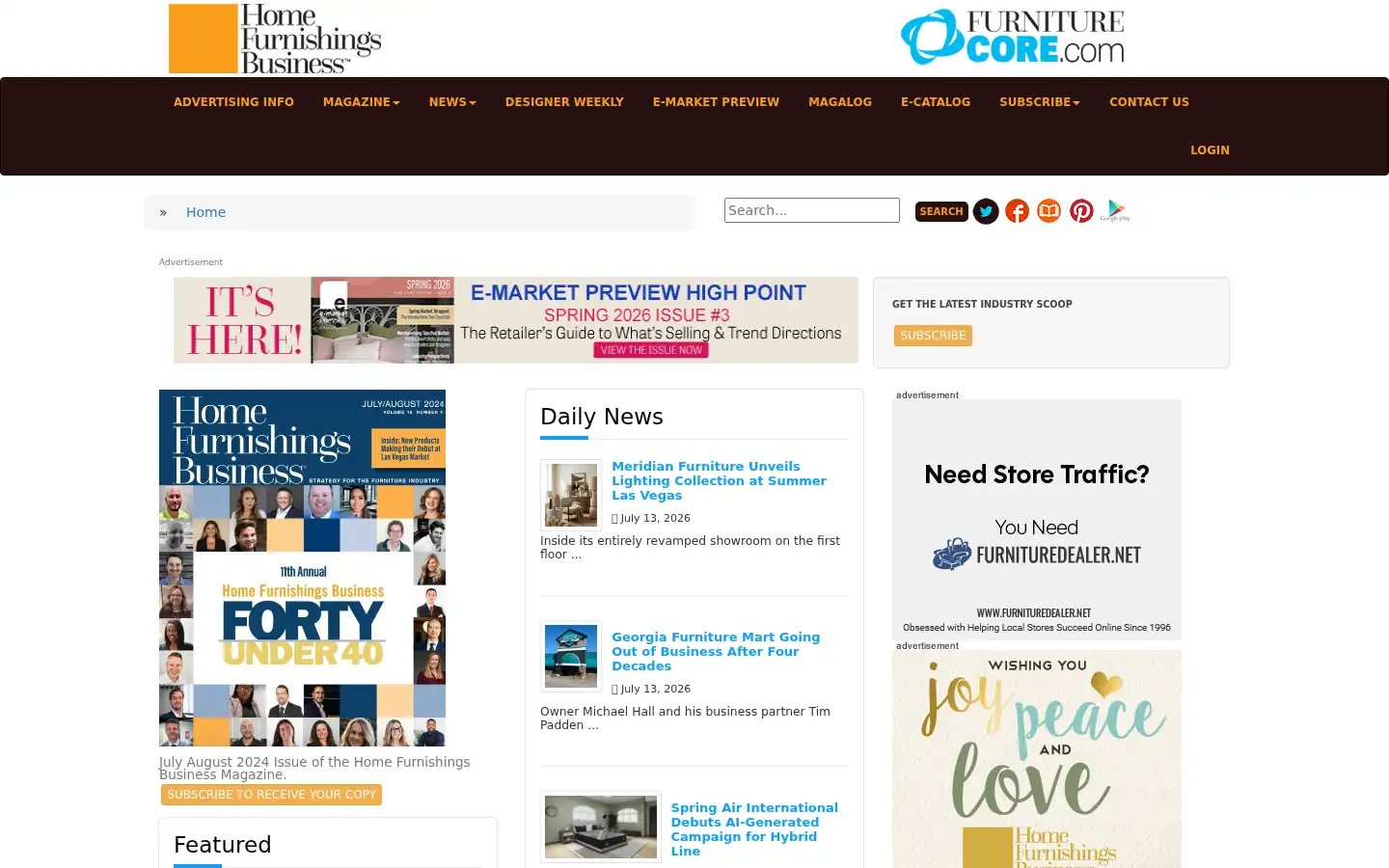 Screenshot of hfbusiness.com