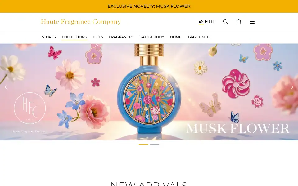 Screenshot of hfcparis.com