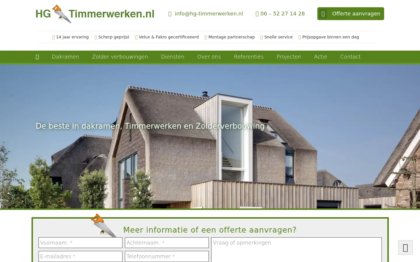 Screenshot of hg-timmerwerken.nl