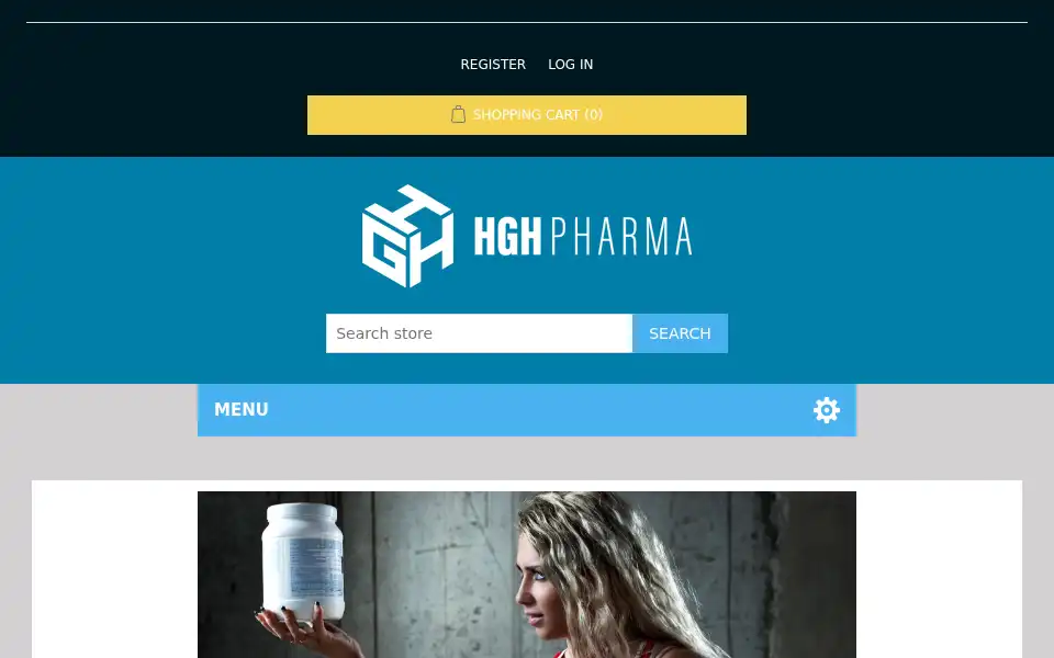 Screenshot of hghpharma.com
