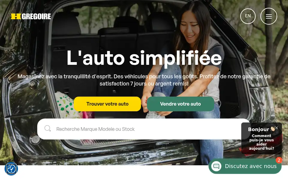 Screenshot of hgregoire.com