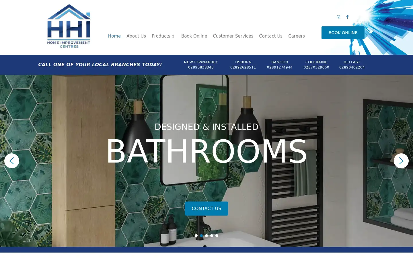 Screenshot of hhi-ni.com