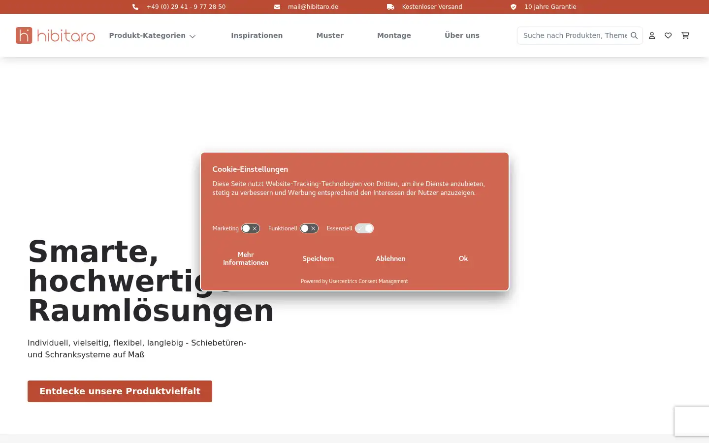 Screenshot of hibitaro.de