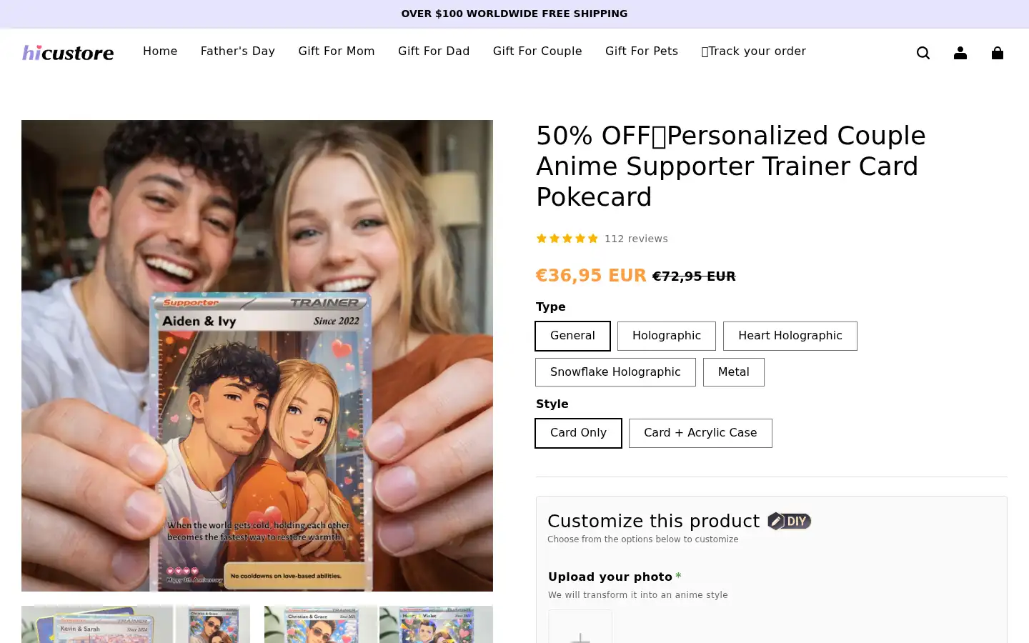 Screenshot of hicustore.co