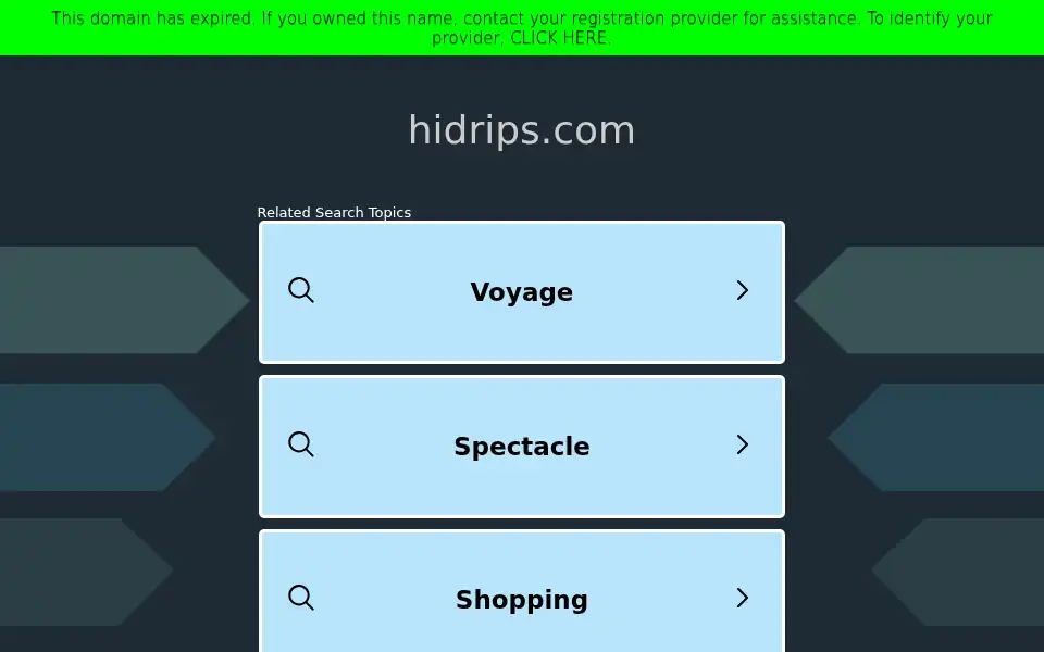 Screenshot of hidrips.com