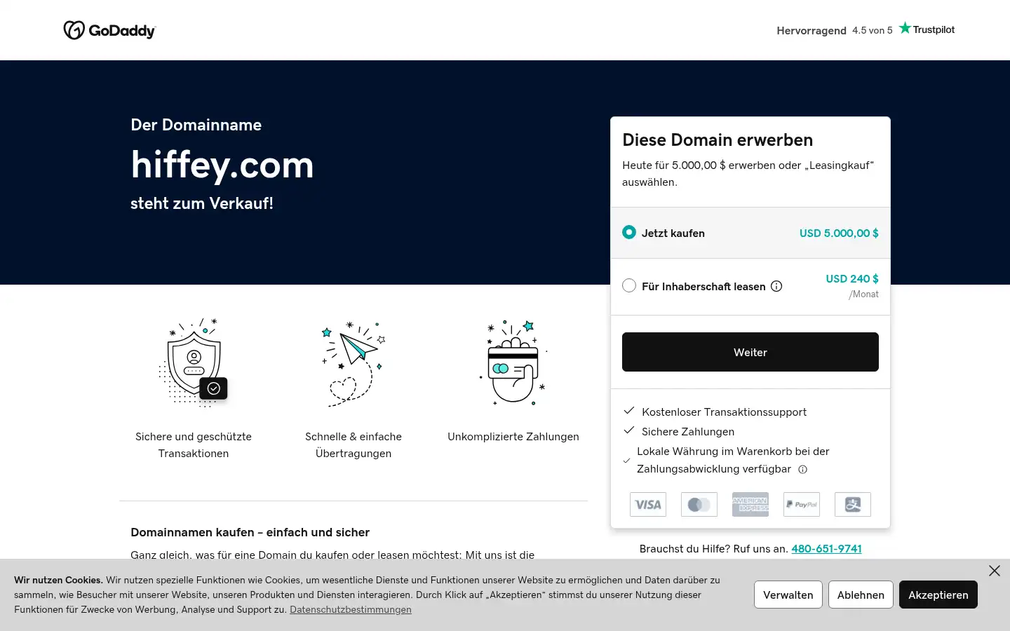 Screenshot of hiffey.com