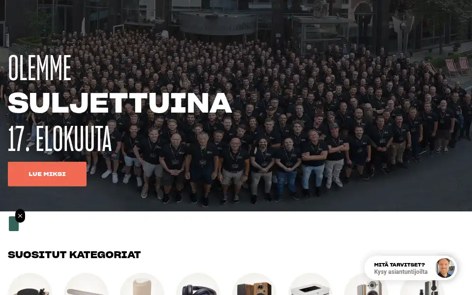 Screenshot of hifiklubben.fi