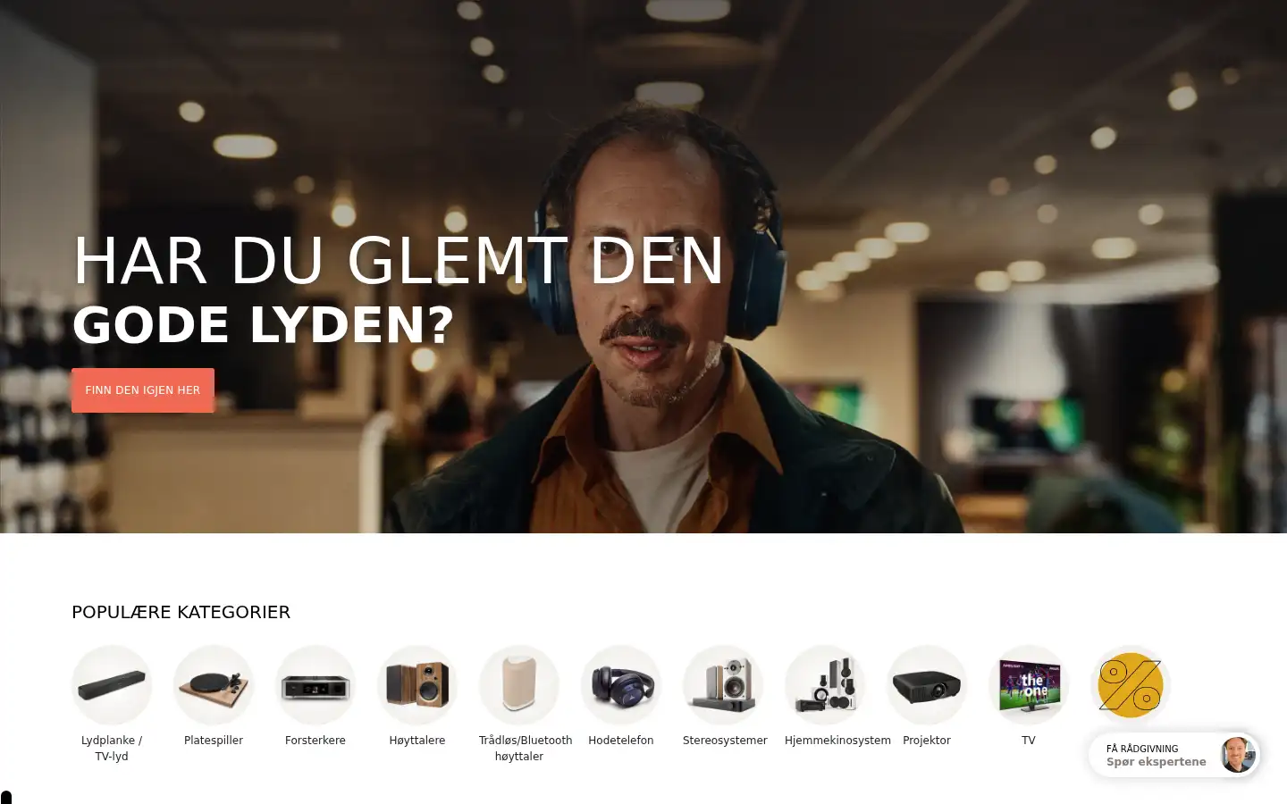 Screenshot of hifiklubben.no