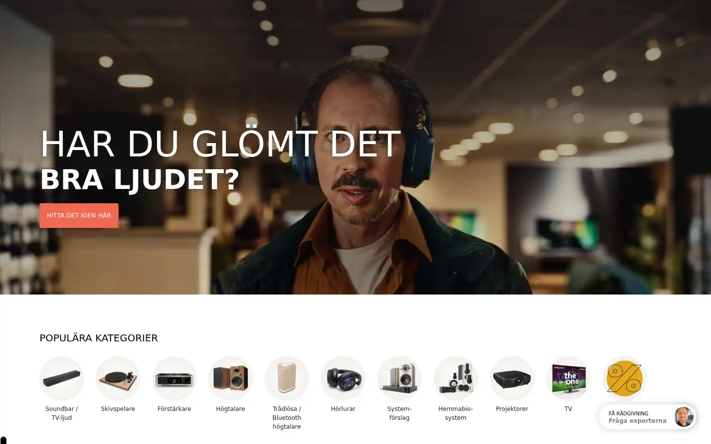 Screenshot of hifiklubben.se