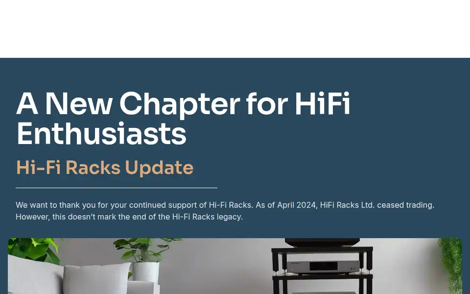 Screenshot of hifiracks.co.uk