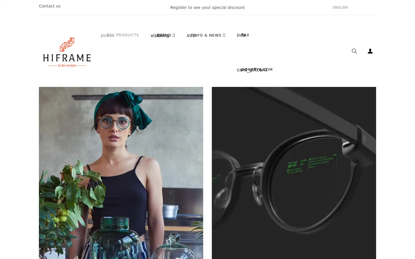 Screenshot of hiframe.it