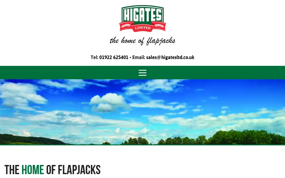 Screenshot of higatesltd.co.uk