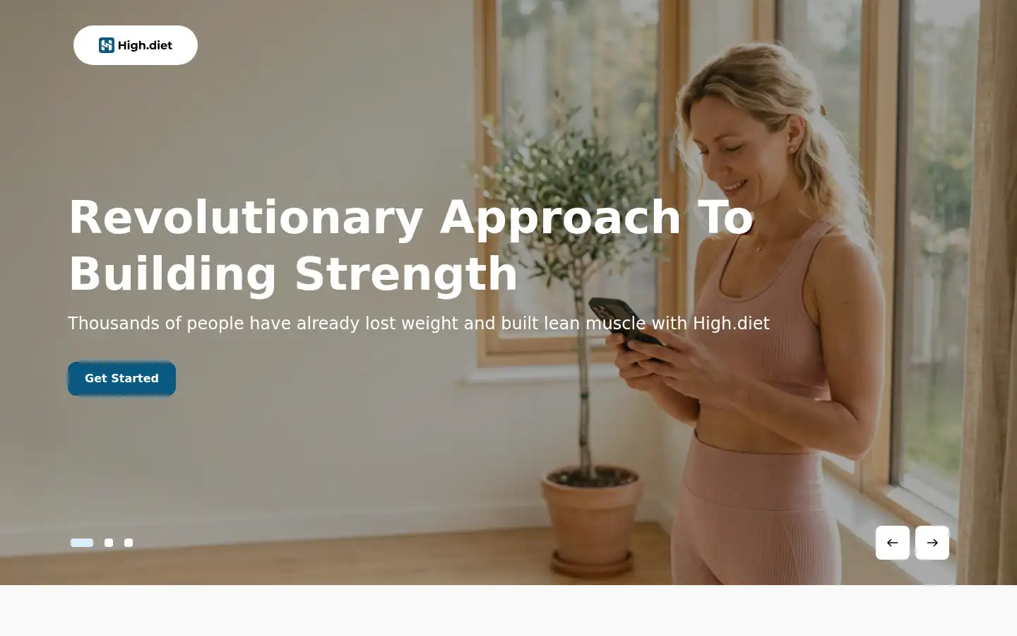 Screenshot of high.diet