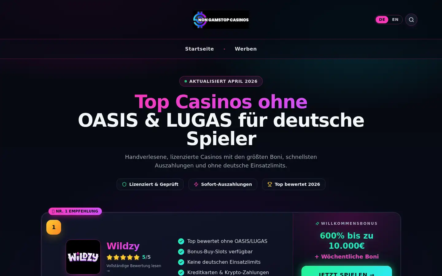 Screenshot of high-roller-de.top10ukcasinos.site