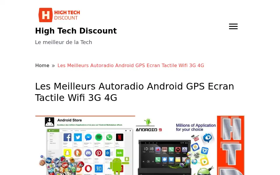 Screenshot of high-tech-discount.fr