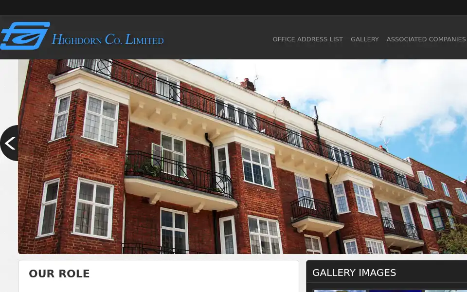 Screenshot of highdorn.co.uk