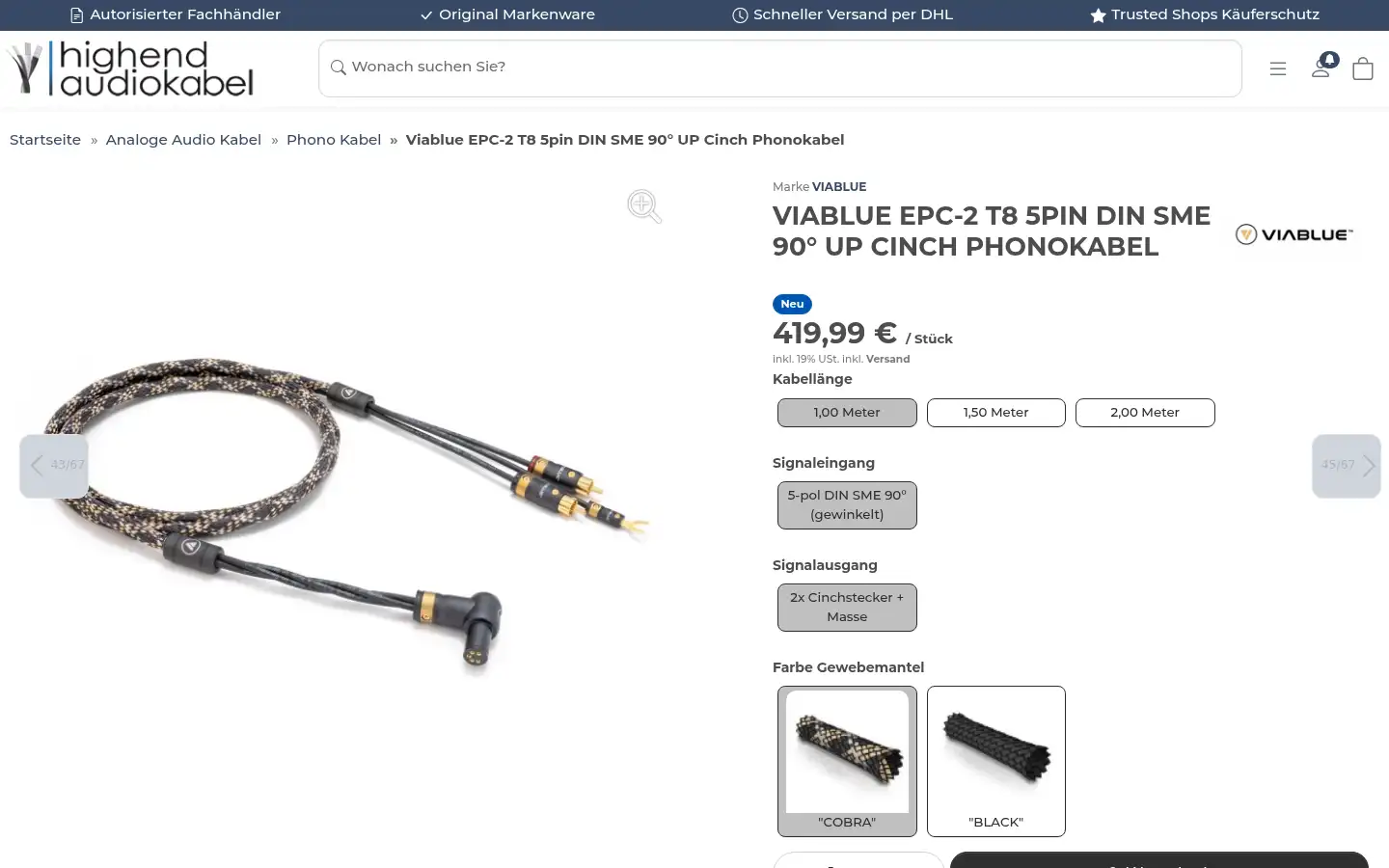 Screenshot of highend-audiokabel.de