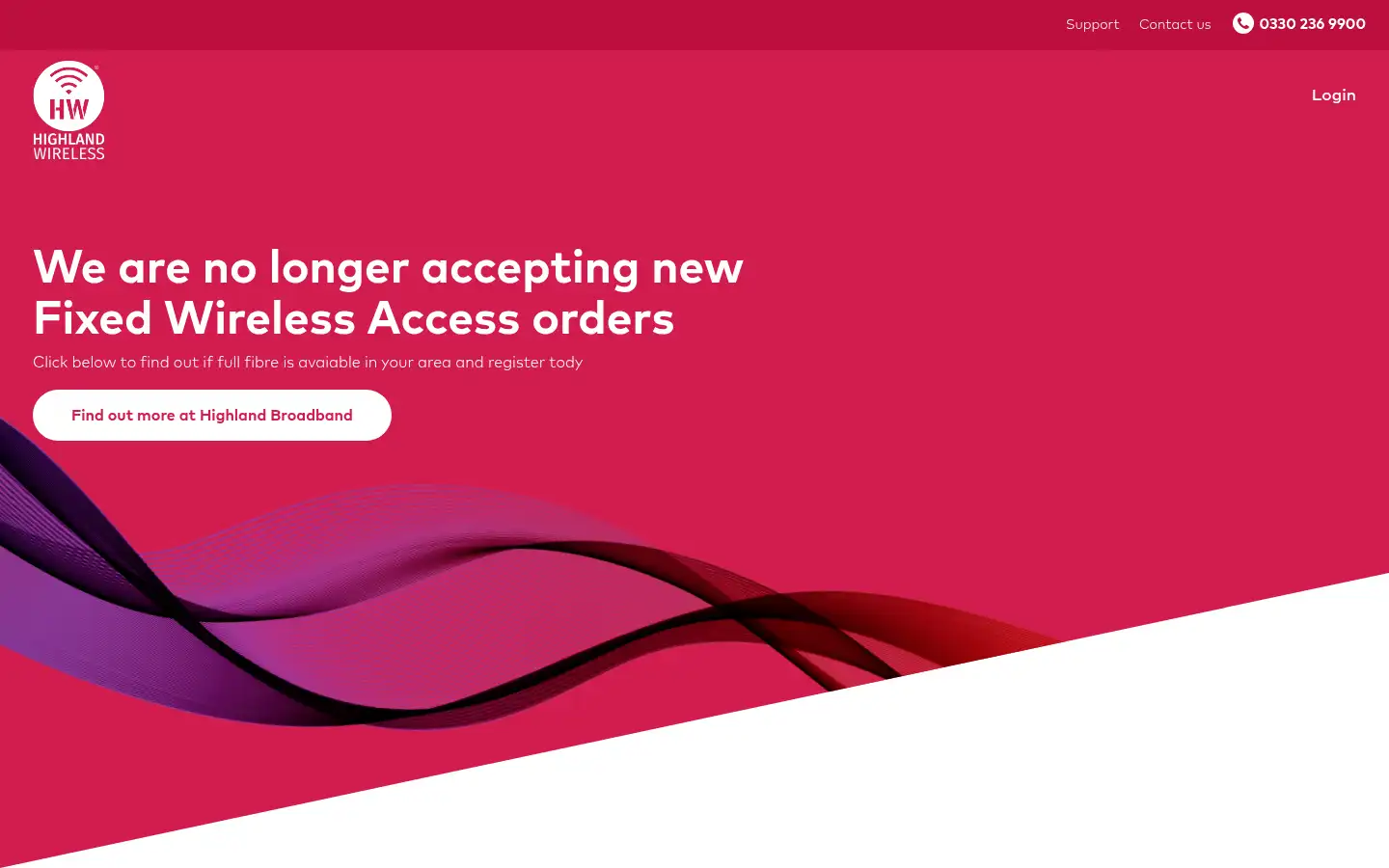 Screenshot of highlandwireless.co.uk