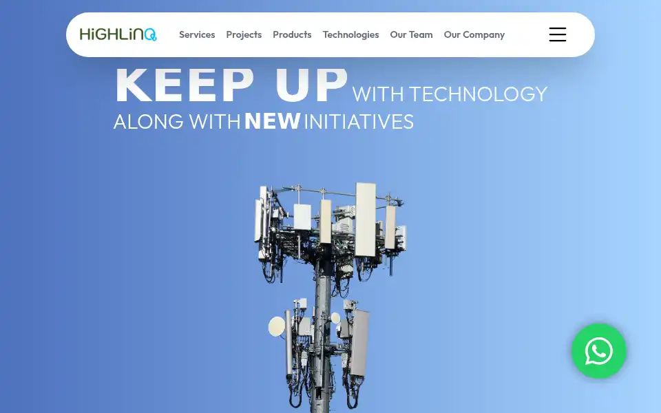 Screenshot of highlinq.com