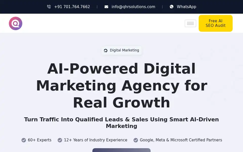 Screenshot of highranksolution.com