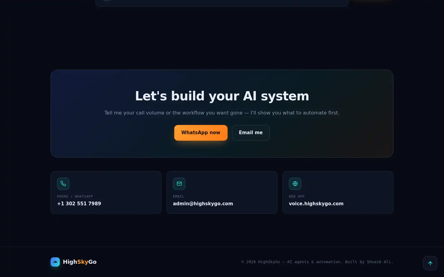 Screenshot of highskygo.com