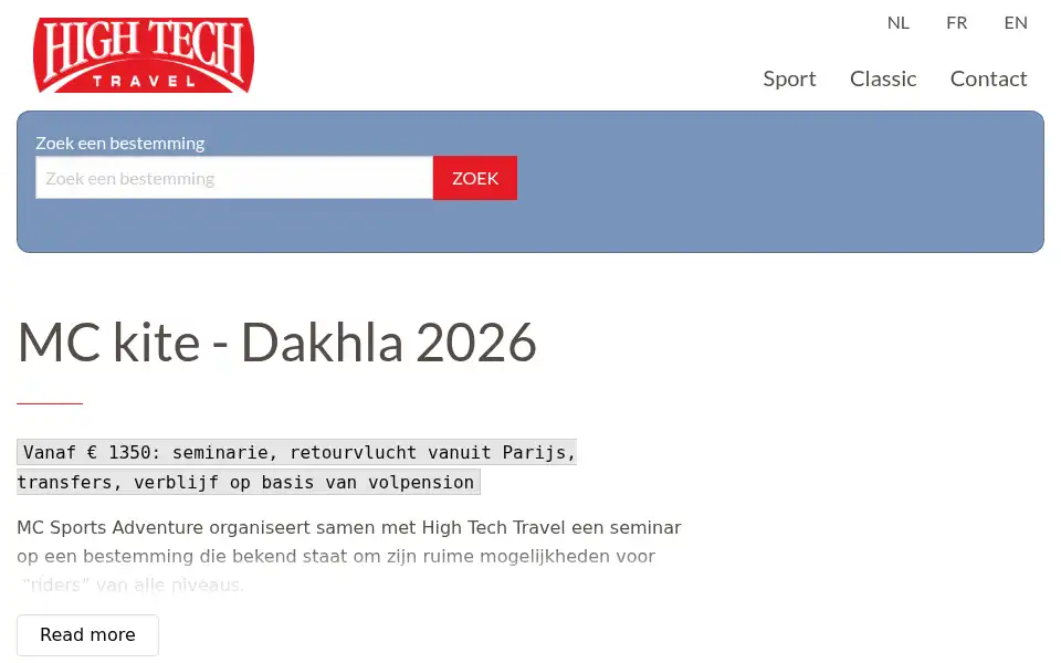 Screenshot of hightech.be