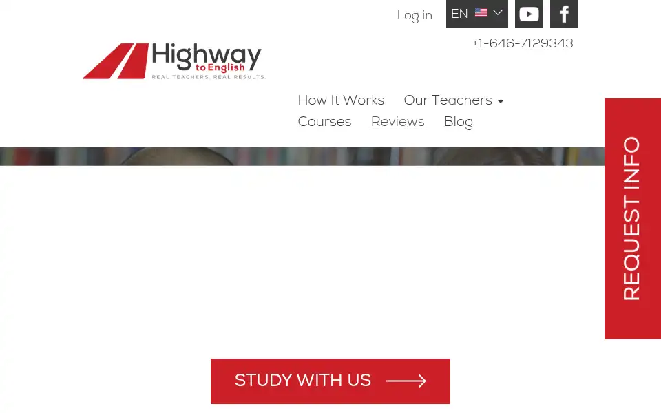 Screenshot of highwaytoenglish.com