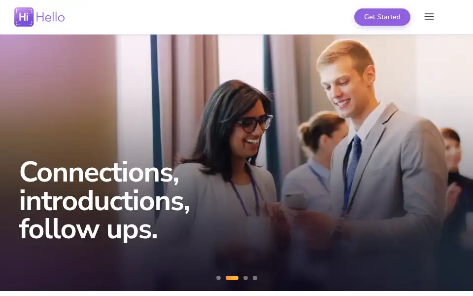 Screenshot of hihello.com