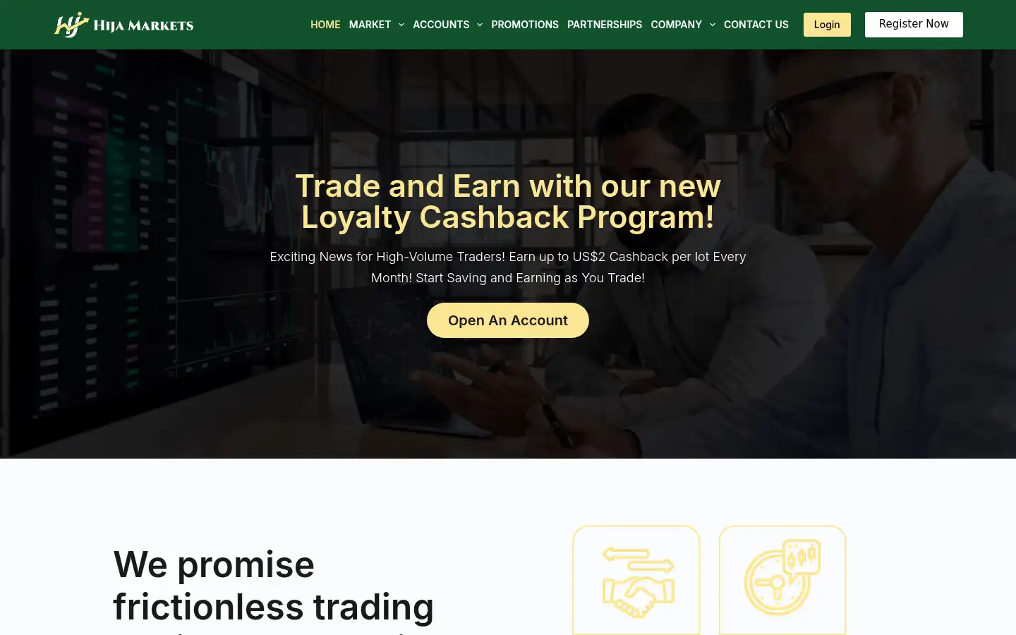Screenshot of hijamarkets.com